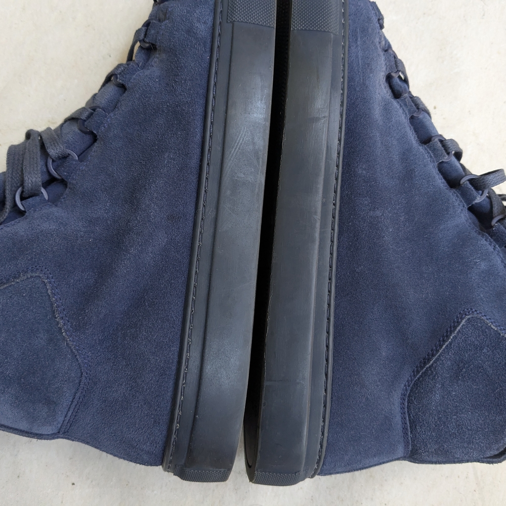 Balenciaga Blue Suede Sneakers - Picture 6 of 16